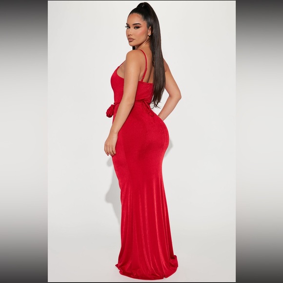 Fashion nova final rose slinky maxi dress - Picture 2 of 2